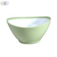 2019 Perfect snack bowl plastic double-color salad bowl wholesale