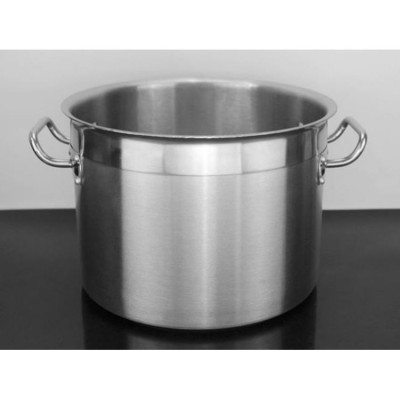 kitchen cookware deep stainless steel cooking pot 45cm