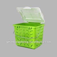 wholesale plastic picnic basket with cover and lid