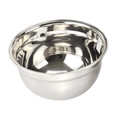 large 28cm reusable stainless steel deep bowl round food bowl