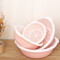 Kitchen vegetable fruit plastic colander and strainers